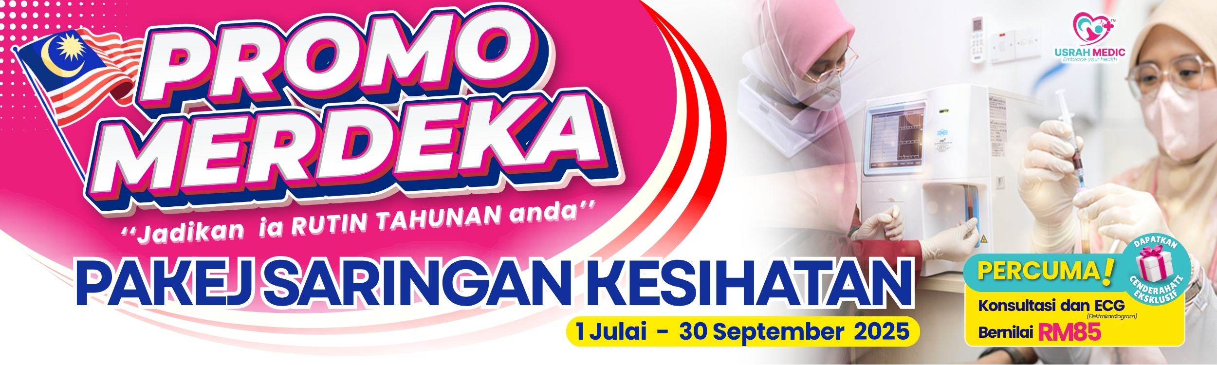 Landing Page Header - Promosi Merdeka